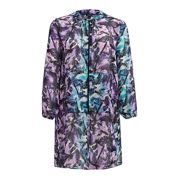 TORRID CHIFFON MIDI SHEER JACKET- SIZE 1 - Picture 5 of 5